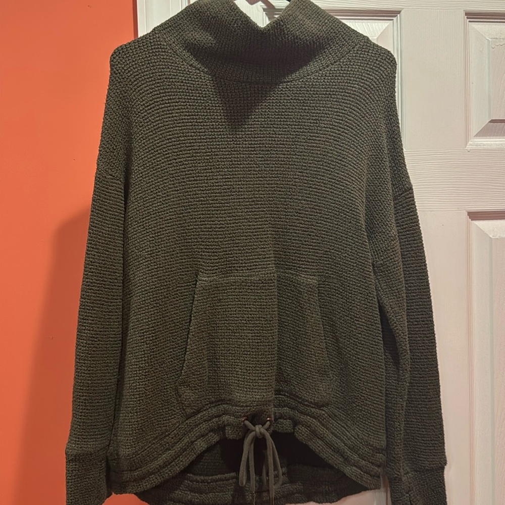 Olive green pullover